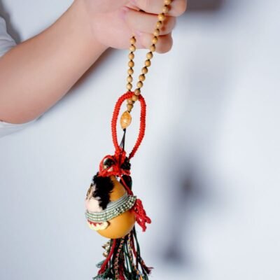 Cute doll tassel gourd pendant