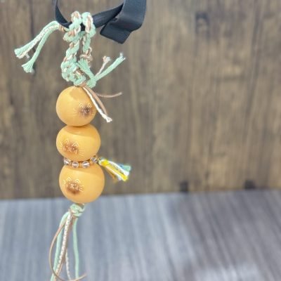 Handmade Rope Gourd Cat Pendant