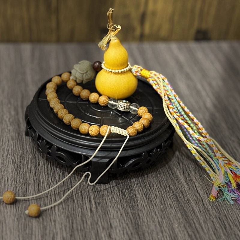Lotus shaped lucky gourd pendant