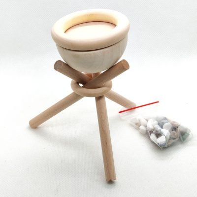 Wooden self-designed elevated aromatherapy essential oil diffuser wood