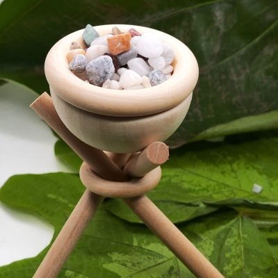 Wooden self-designed elevated aromatherapy essential oil diffuser wood