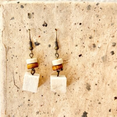 Poria Cocos Fruit Earrings